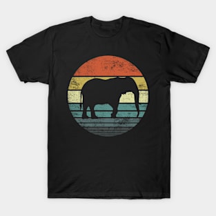 Elephant Lover Retro Vintage Zoo Animal T-Shirt